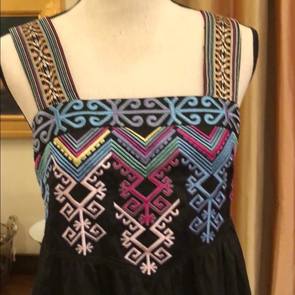 Embroidered Cotton Sundress by BCBGMaxAzria - Size 6 - Picture 1 of 7